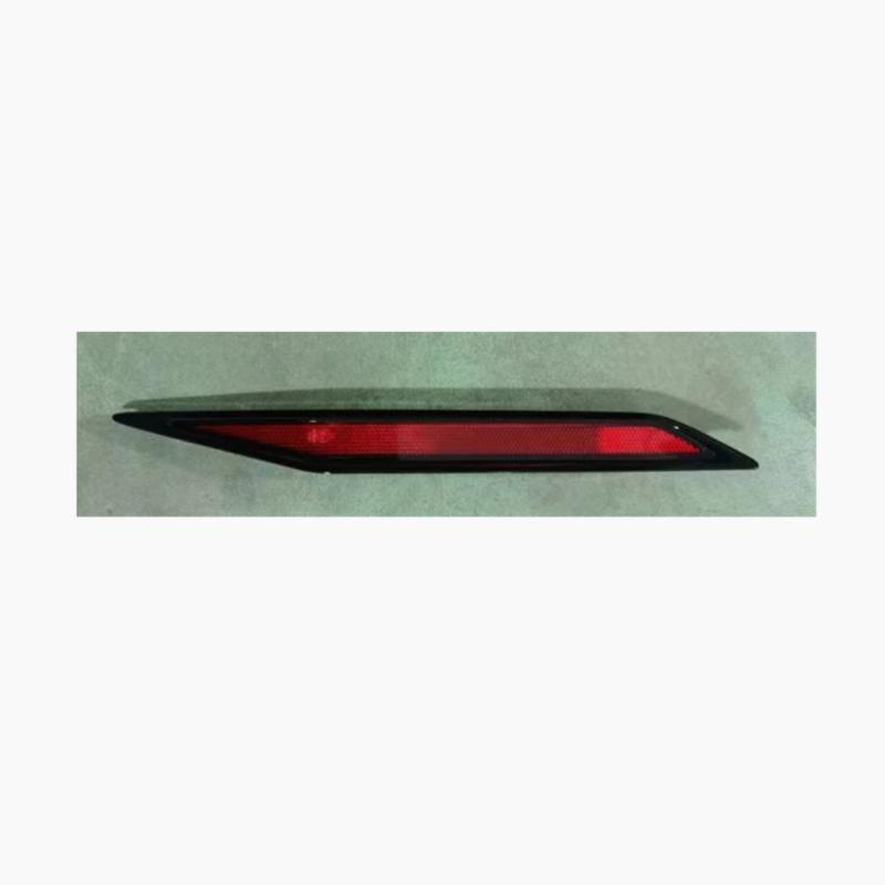 Rear bumper reflector.