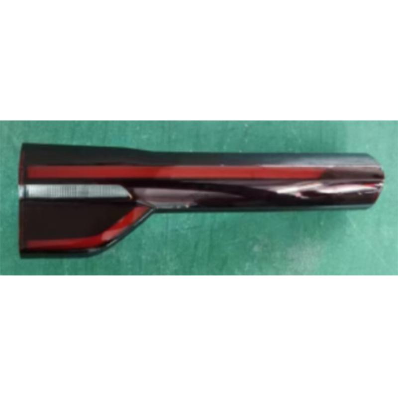 (Black background) Flat rear light.