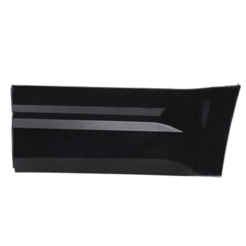 Rear door side moulding gloss black
