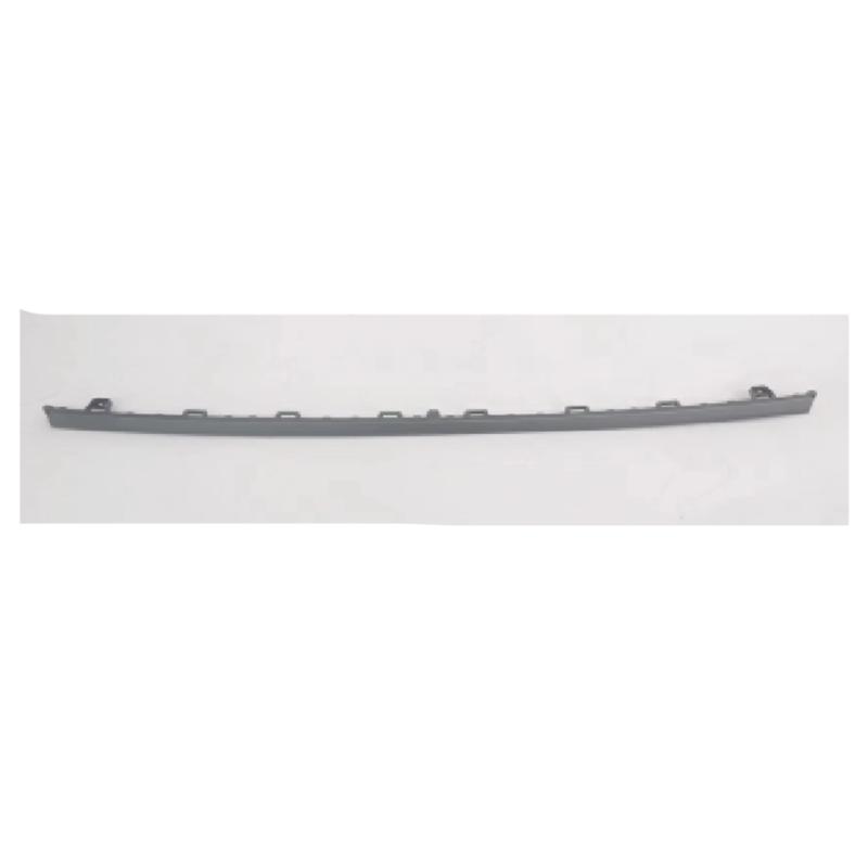 Rear bumper trim (metallic gray).