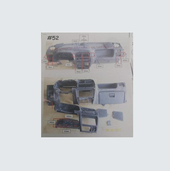 DASHBOARD 125CM Longth