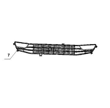 FRONT BUMPER GRILLE