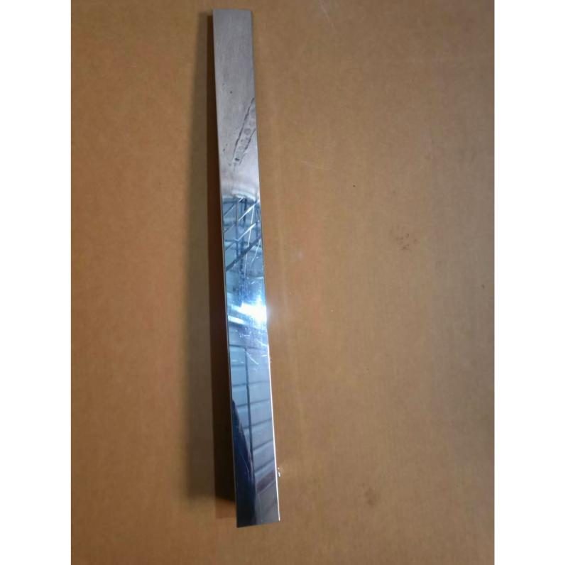 Rear bumper trim strip