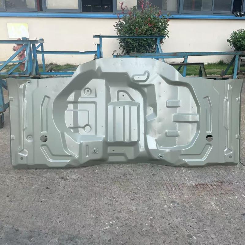 Rear panel of the base plate.